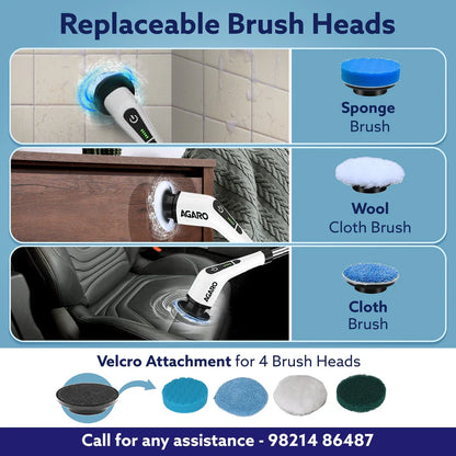 Electric Spin Scrubber Pro – 8-in-1 Cleaning Brush